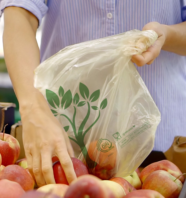 Bolsa Mercado Biodegradable Greenuso